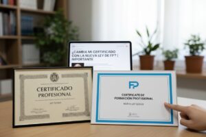 Teleoperadora gestionando llamadas de teleasistencia en central de atención sociosanitaria, certificado SSCG0111