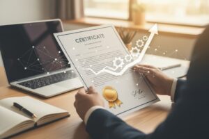 Persona revisando la nueva Ley de FP y si cambia su certificado de profesionalidad